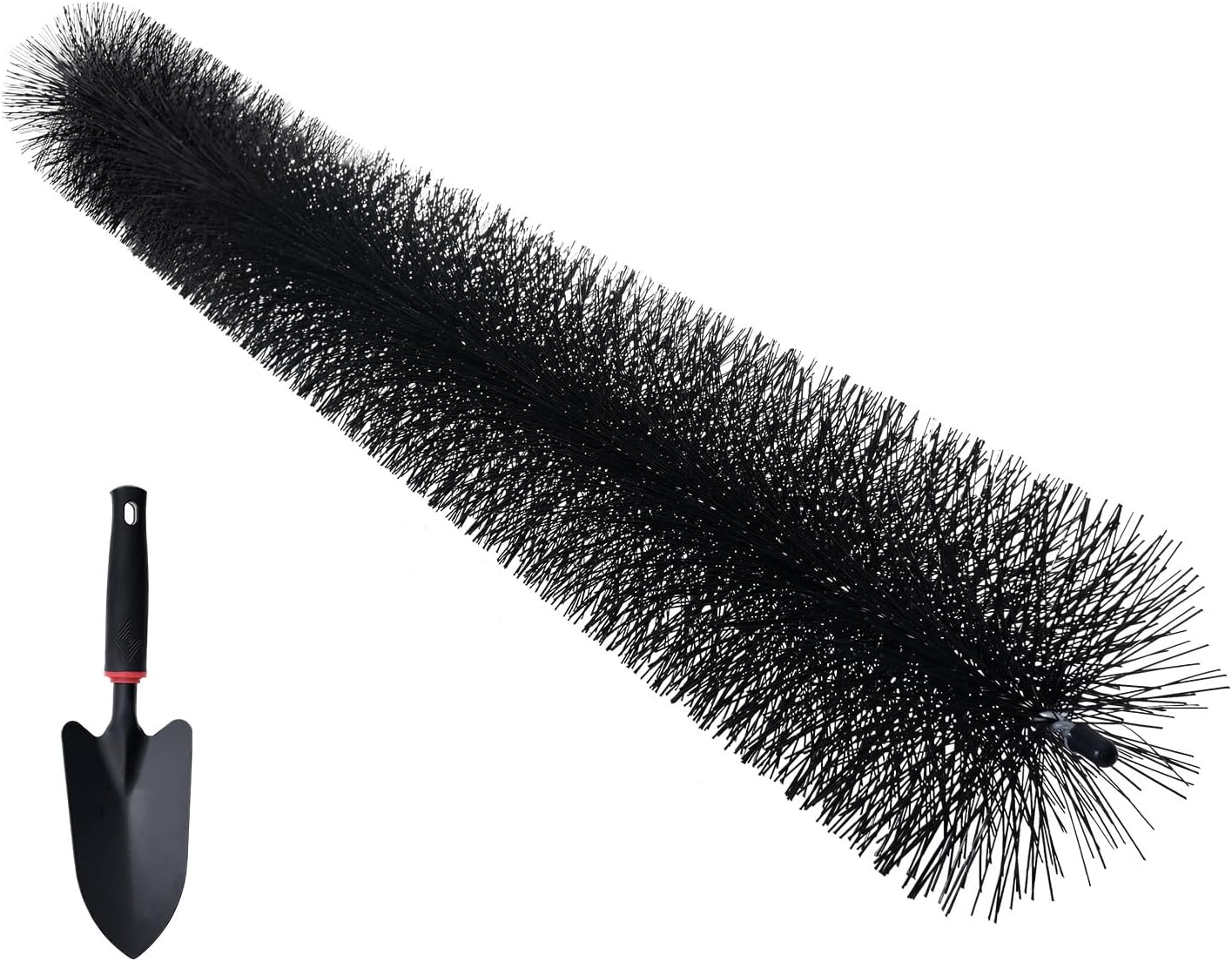 Happybuy Gutter Brush, 60ft Total, 4.33" Dia., 5" Gutter Cleaning Tool, Ground-Level Leaf Guard, Clear Roof Debris, 20 Pack