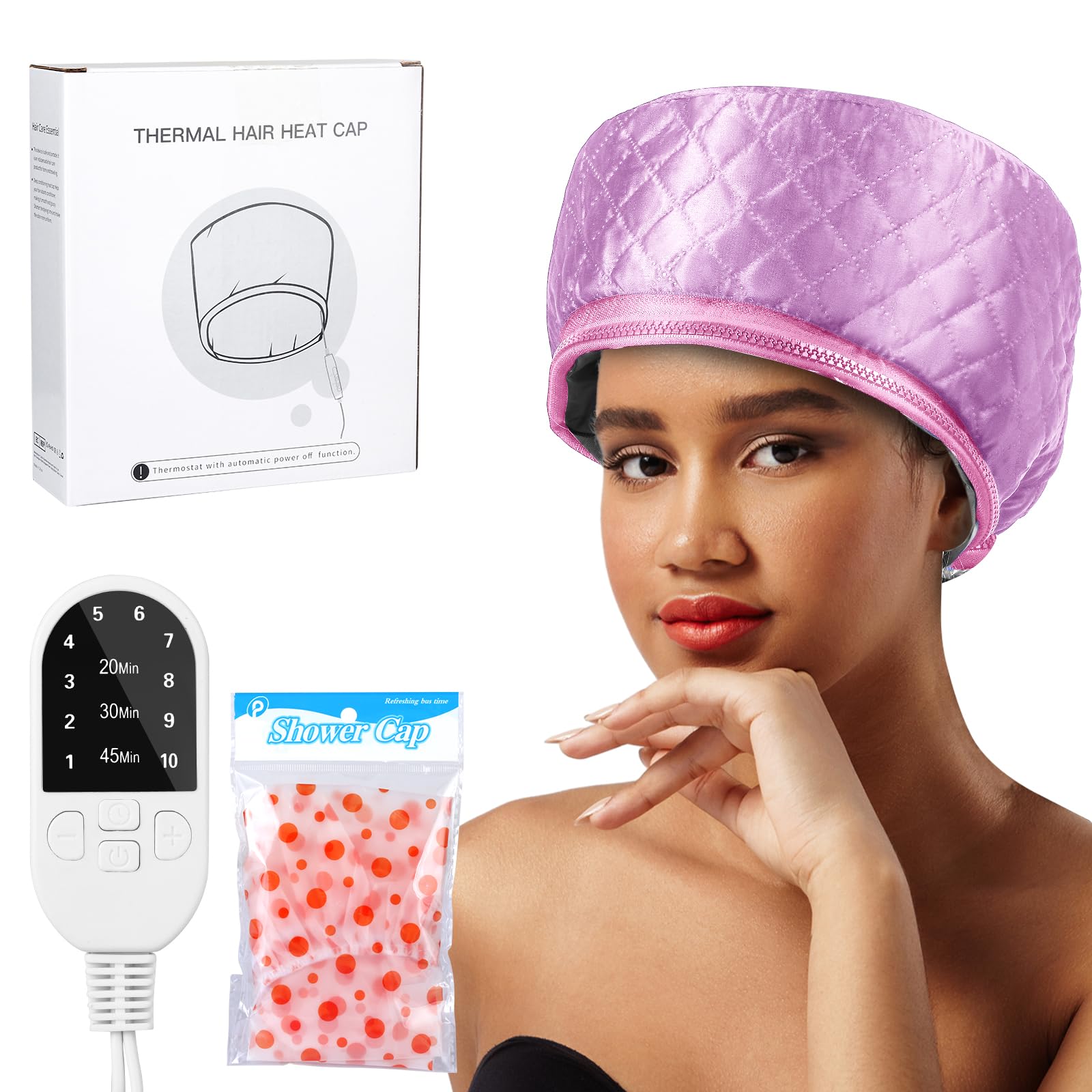 Hair Steamer For Deep Conditioning Heat Cap For Natural Hair