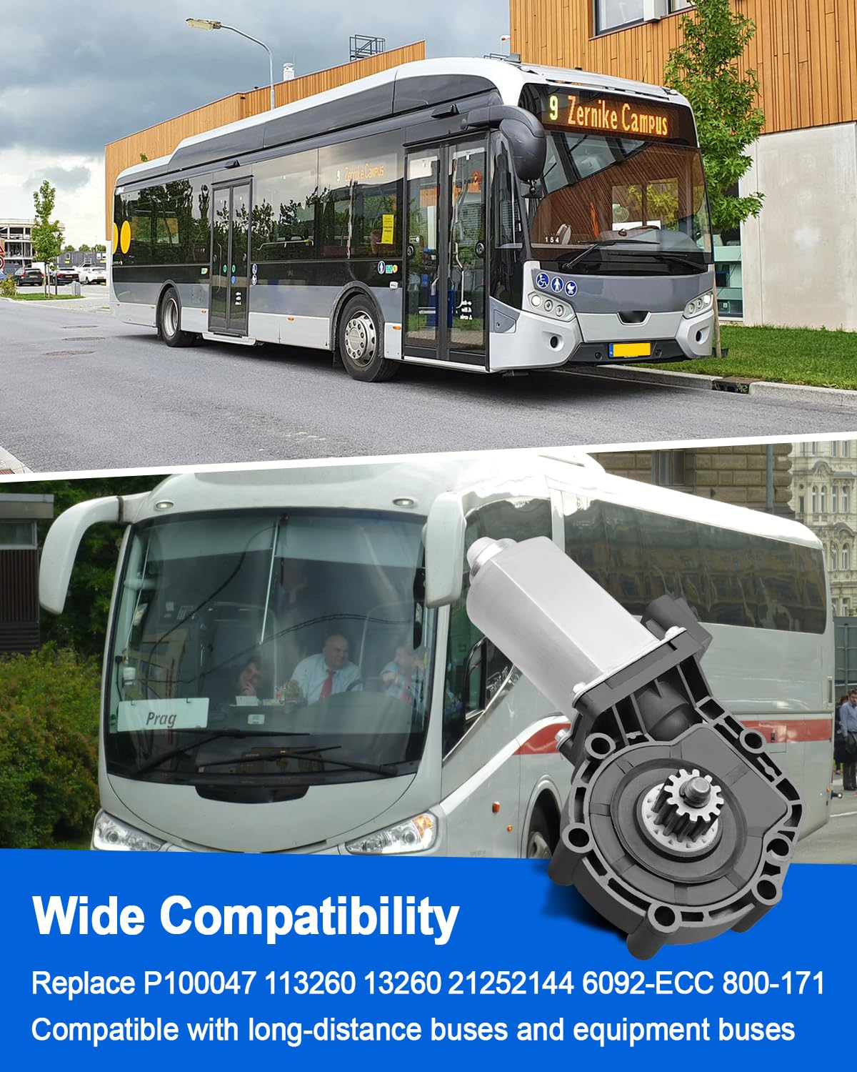 Snapklik.com : Bus Electric Passenger Door Motor Replace P100047 113260 ...