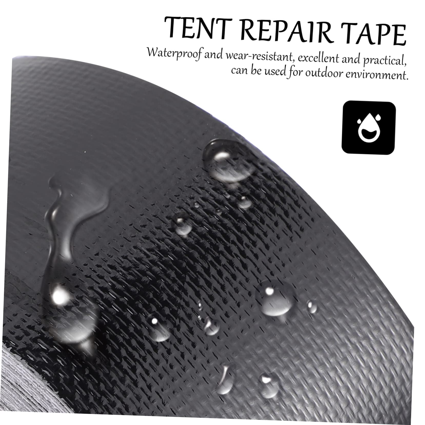 Alipis Tent Repair Tape Leak-Proof Fabric Tape for Rv Covers Tarpaulin Canvas 1 Roll Patches