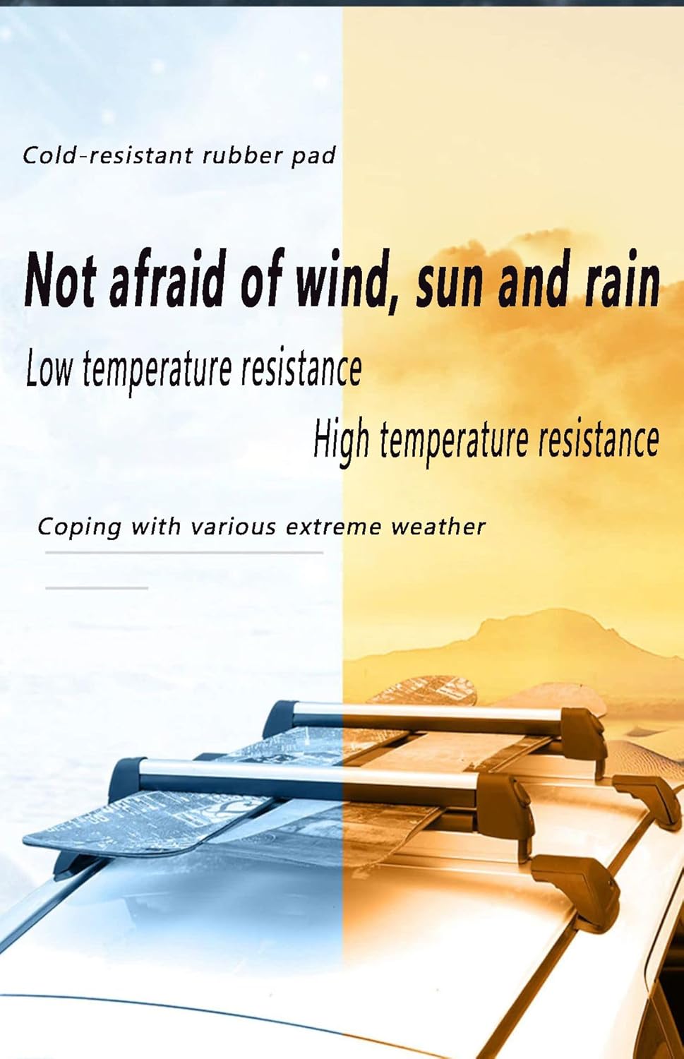 Snowboard Roof Racks for Canoo Lifestyle Vehicle 2024 2025, Ski Rack with Anti-Theft Lock, Can accommodate 4 Pairs of skis