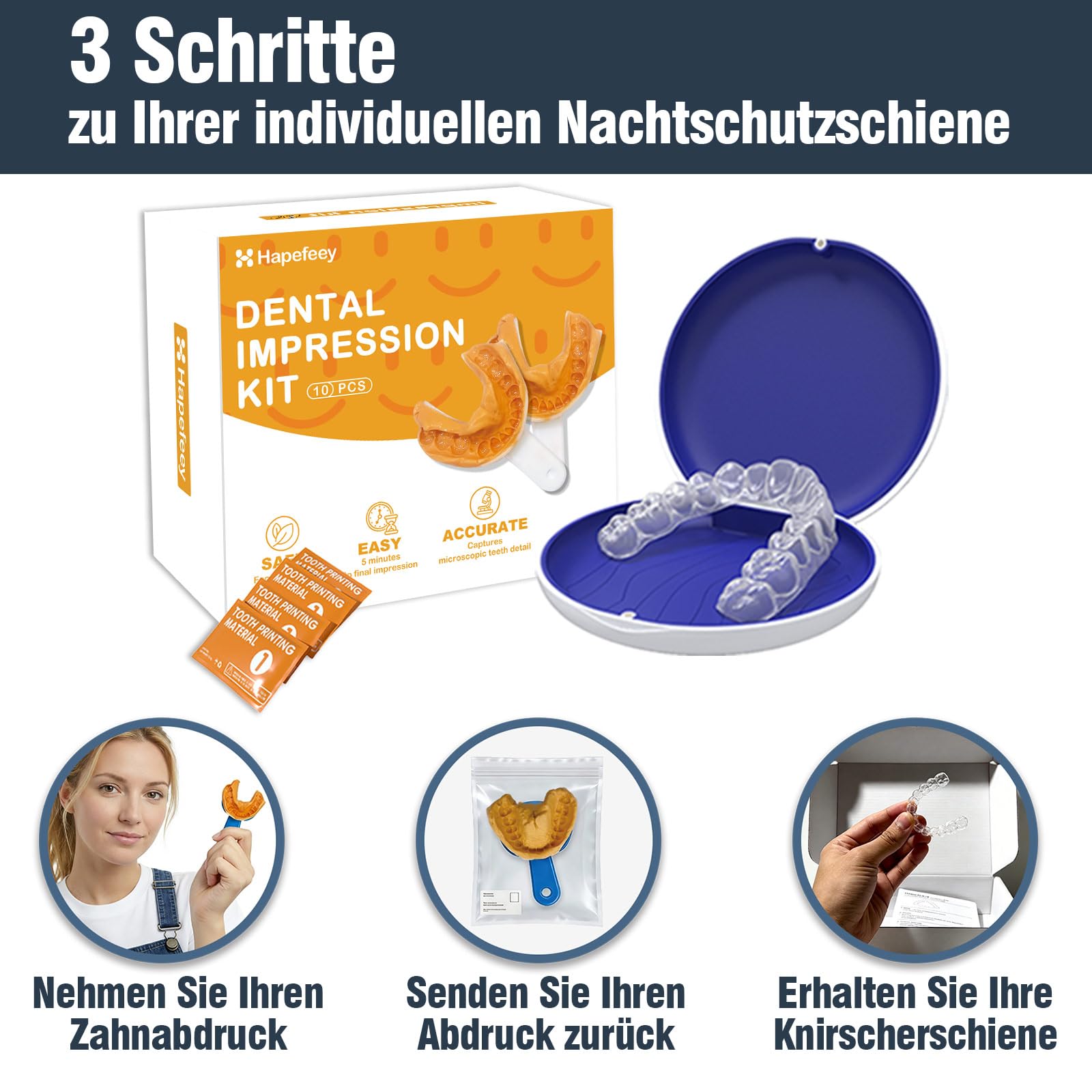 Férulas descarga bruxismo personalizada (Pack de 2)