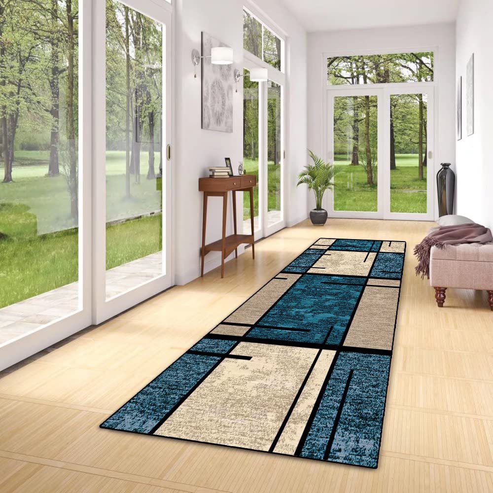 Tappeto Passatoia 80x150 Cm In Poliestere - Antiscivolo, Spessore 6 Mm, Per Corridoio, Cucina, Camera | Lavabile E Morbido