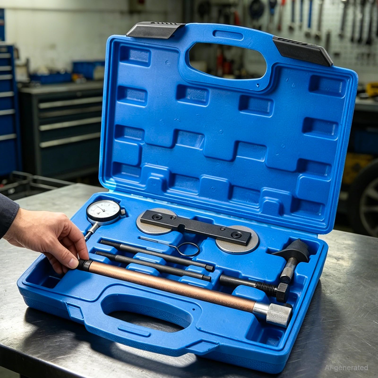 Strumento per catena di distribuzione compatibile con VAG, VW, Audi, Seat, Skoda | Strumento di regolazione motore per 1.2 1.4 TFSI 1.4 1.6 FSI, ricambio per T10171A T10170A T10340 T10414 T40011