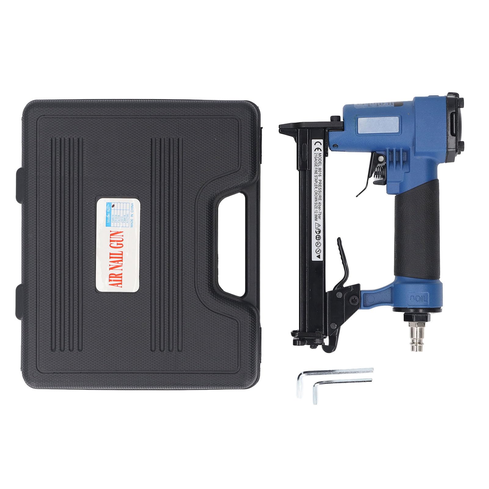 Dpofirs Kit de Clavadora Segura con Pistola Grapadora Neumática para Proyectos de Corcho, Diseño Ergonómico para Reparación de Materiales, Longitud de Grapa de 1/4 pulg. - 5/8 pulg.