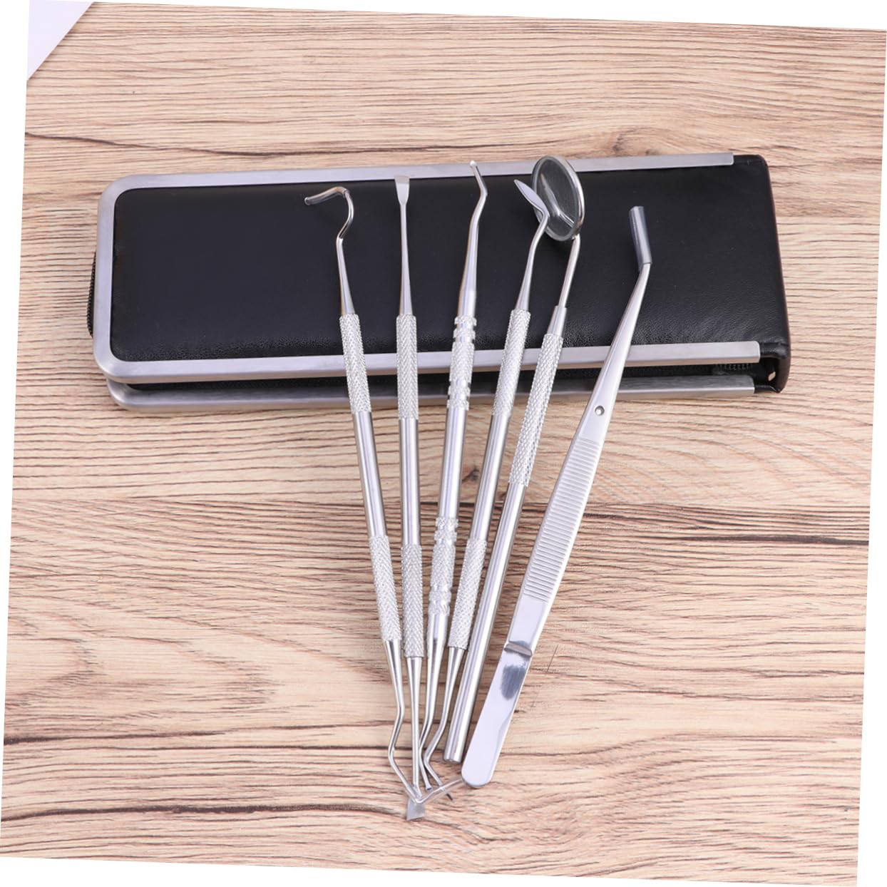 6pcs Dental Tools for Home Use Stainless Steel Kit Dentist Teeth Cleaning
