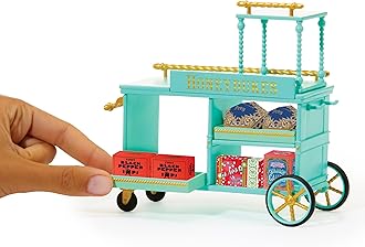 MGA's Miniverse Make It Mini Honeydukes Trolley Harry Potter Mini Collectibles, 50+ Pieces, DIY, Resin Play, Replica Food, NOT Edible, Collectors, 8+