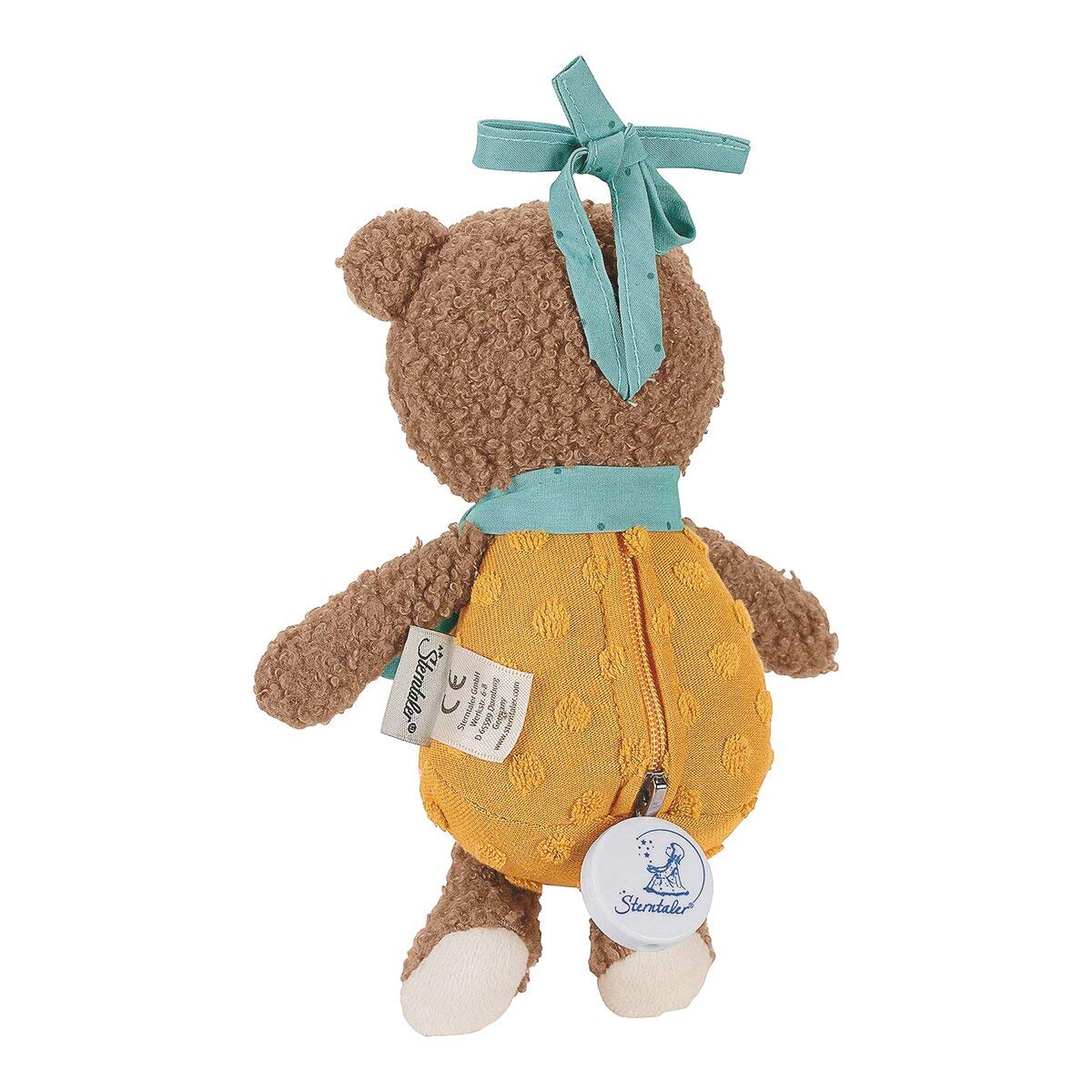 Sterntaler- Carillon, Peluche Orsetto Ben, Meccanismo Musicale sostituibile, Taglia: S, Colore Marrone, S, 6002002