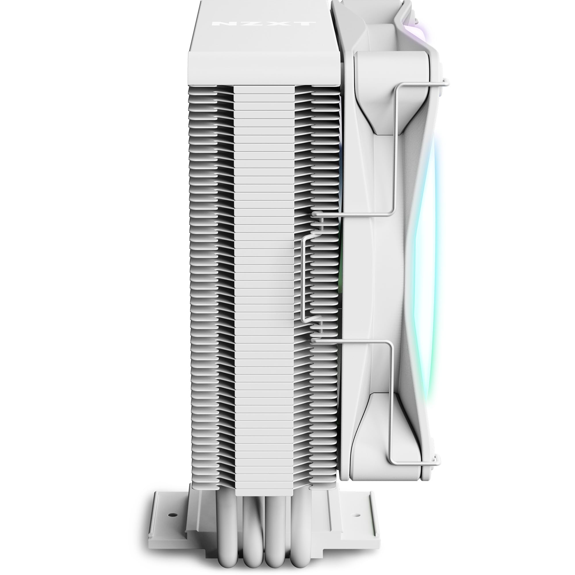 NZXT T120 RGB blanc - RC-TR120-W1 - Ventirad - Caloducs en cuivre conducteurs - Paliers hydrodynamiques - Compatible AMD et Intel