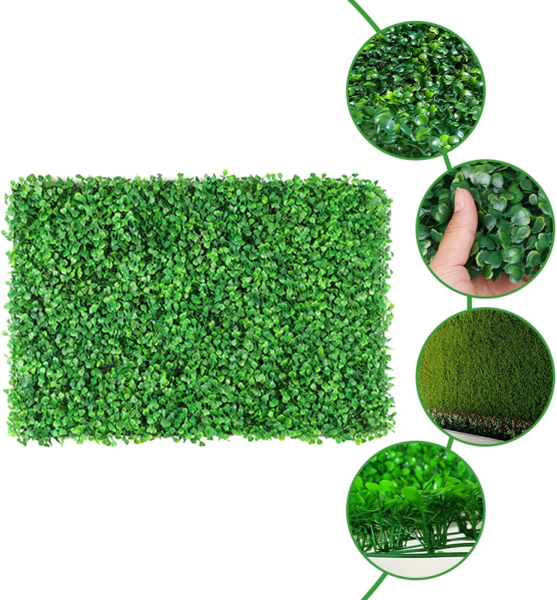 ORFOFE Artificial Grass Wall Fake Grass for Patio and Balcony Decor for Landscaping and Crafts Turf for Garden and Outdoor Use