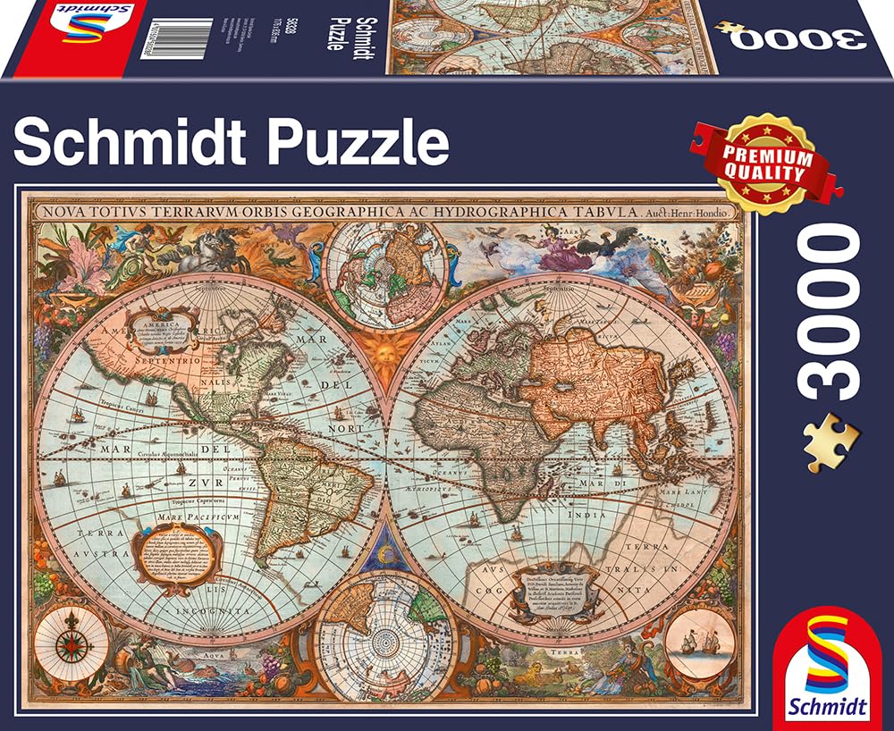 Carte du Monde Antique, Puzzle de 3000 pièces