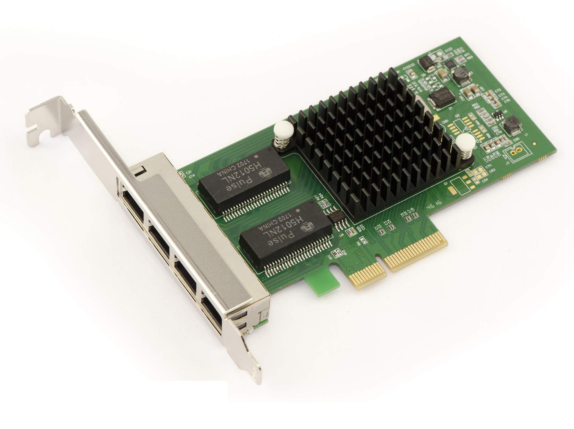 KALEA-INFORMATIQUE Scheda controller di rete con 4 porte Gigabit Ethernet su PCIe x4 con chipset Intel I350-T4