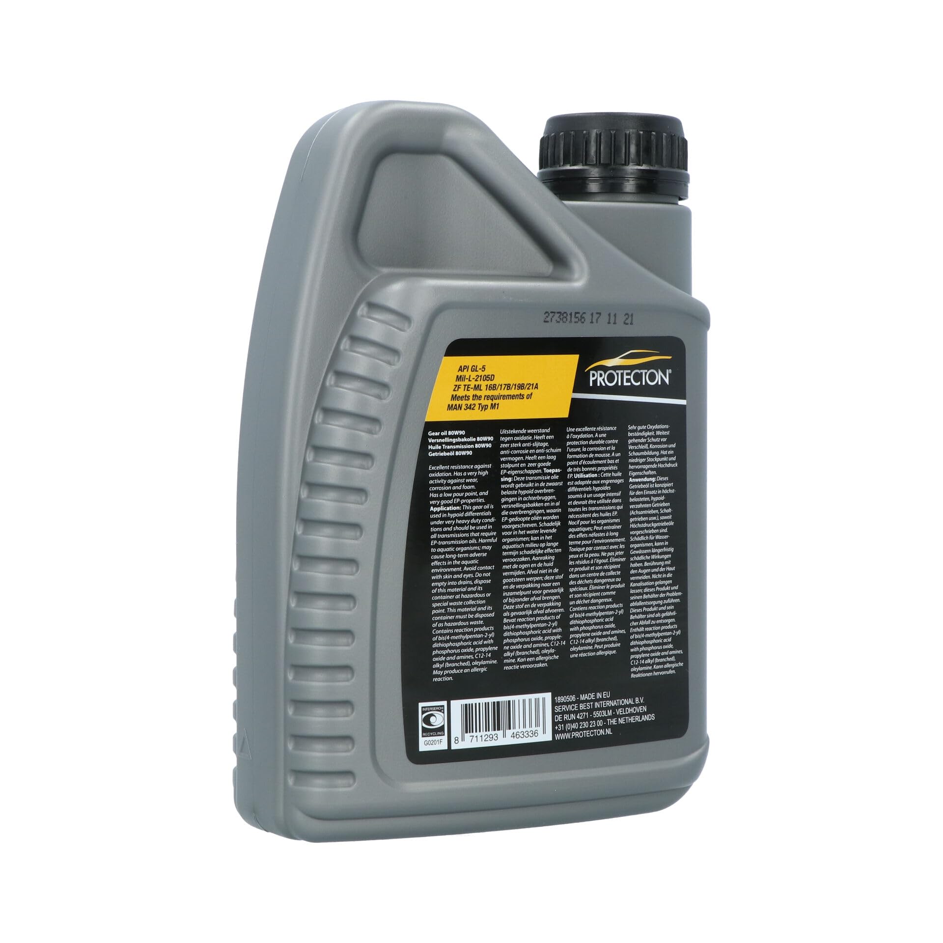 Protecton 1890506 Getriebeöl 80W90, 1 L