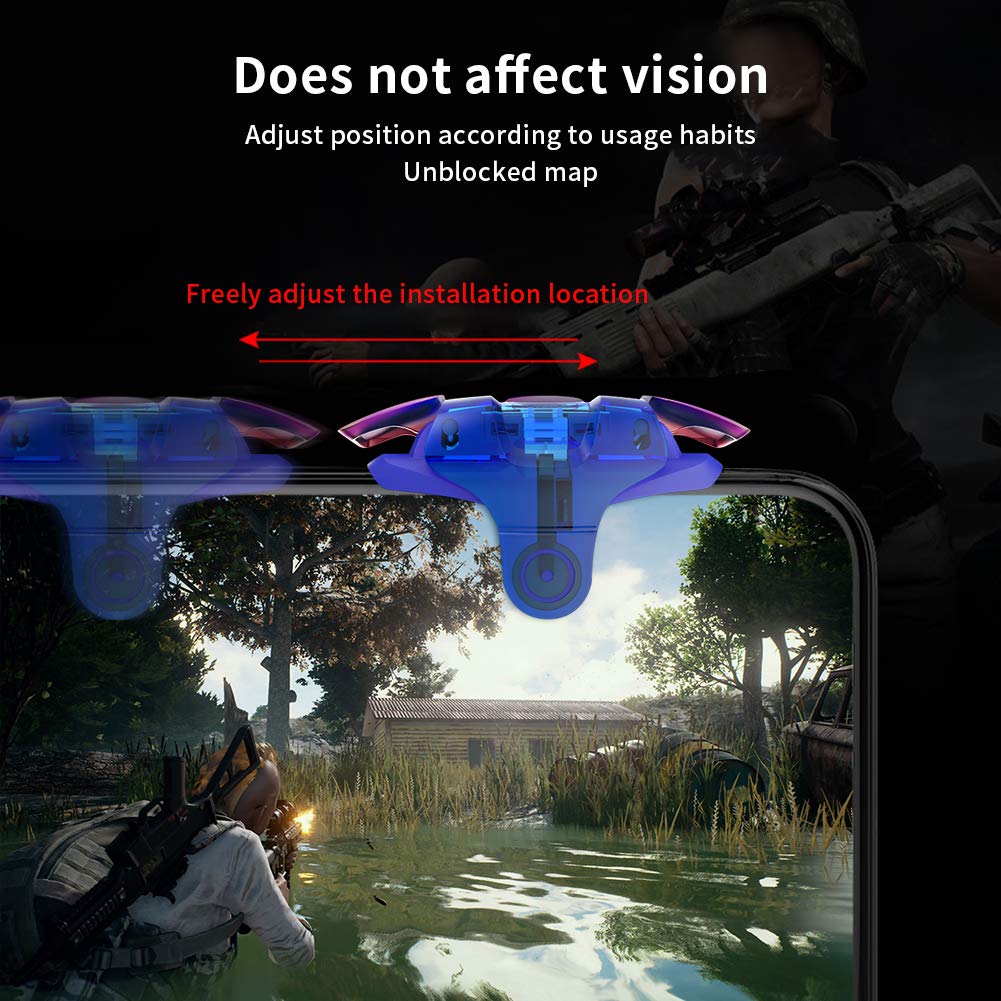 Newseego Mobile Gaming Trigger, SixFinger Linkage Game Controller for