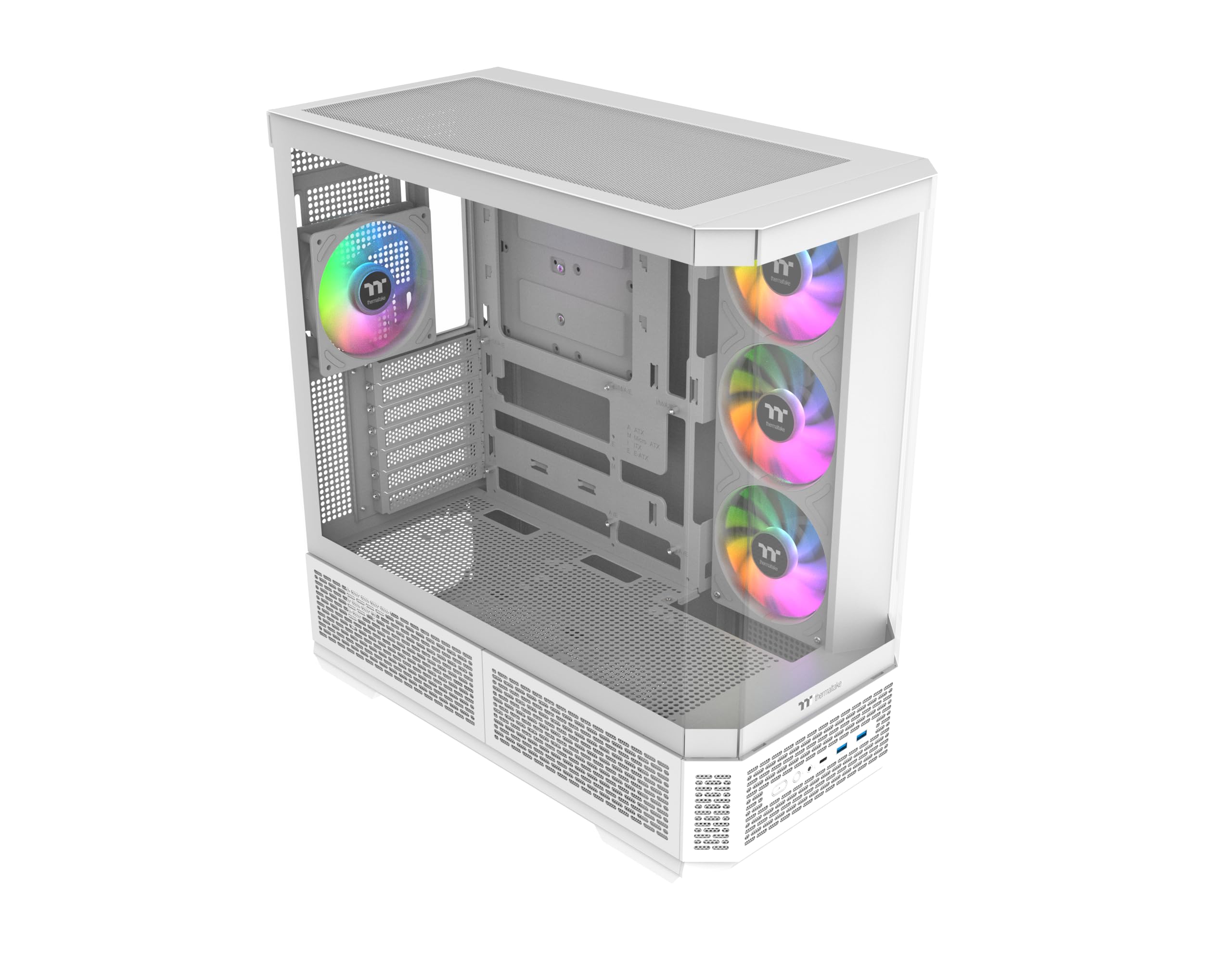 Thermaltake View 370 TG ARGB | Podwozie Mid Tower | Śnieg