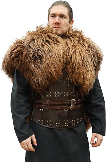 Battle-Merchant Gezellige middeleeuwse vacht | Viking lamsvacht