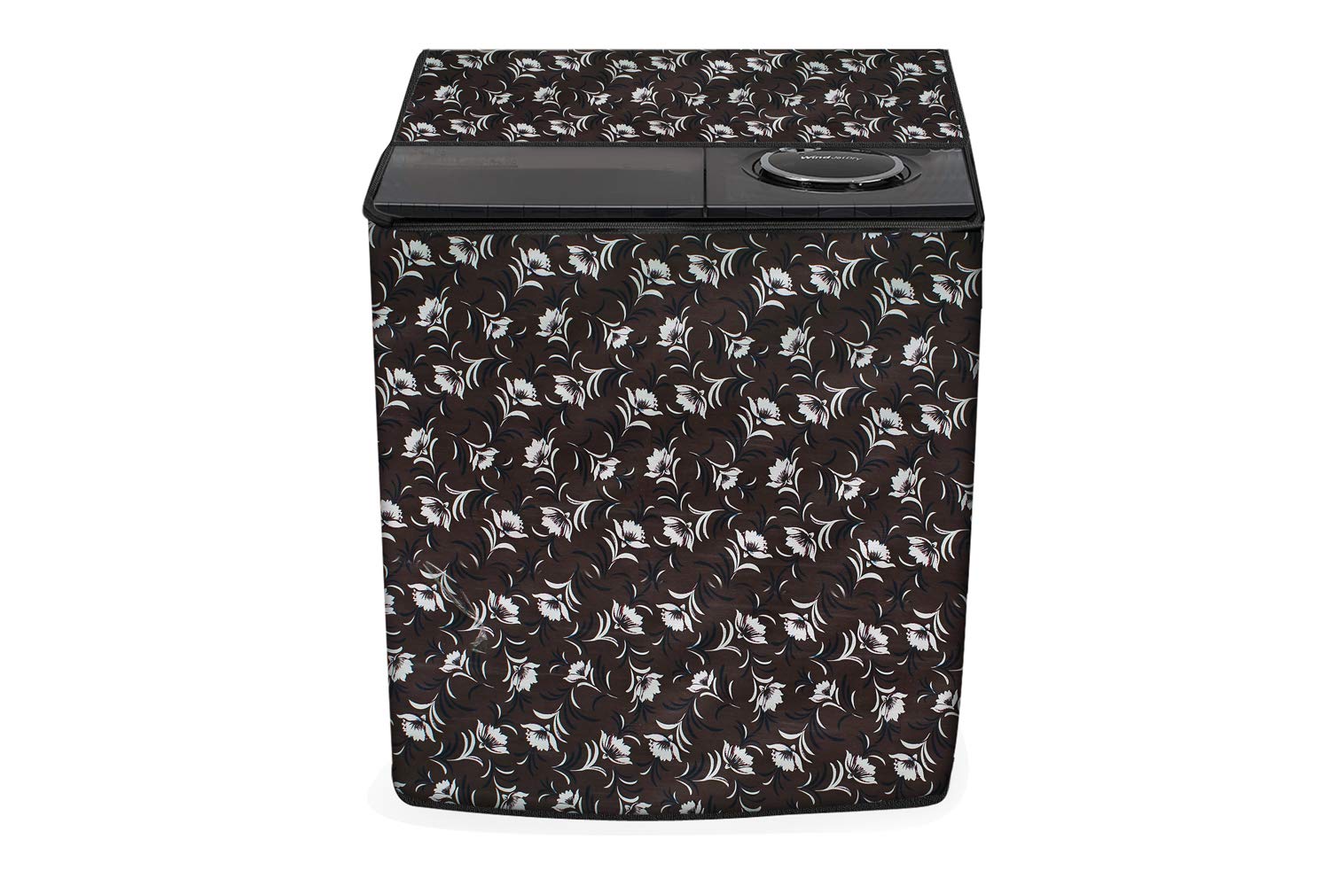 Stylista Washing Machine Cover Compatible for LG 10.0 kg semi Automatic P2065R3SA Floral Printed Pattern-picture-30