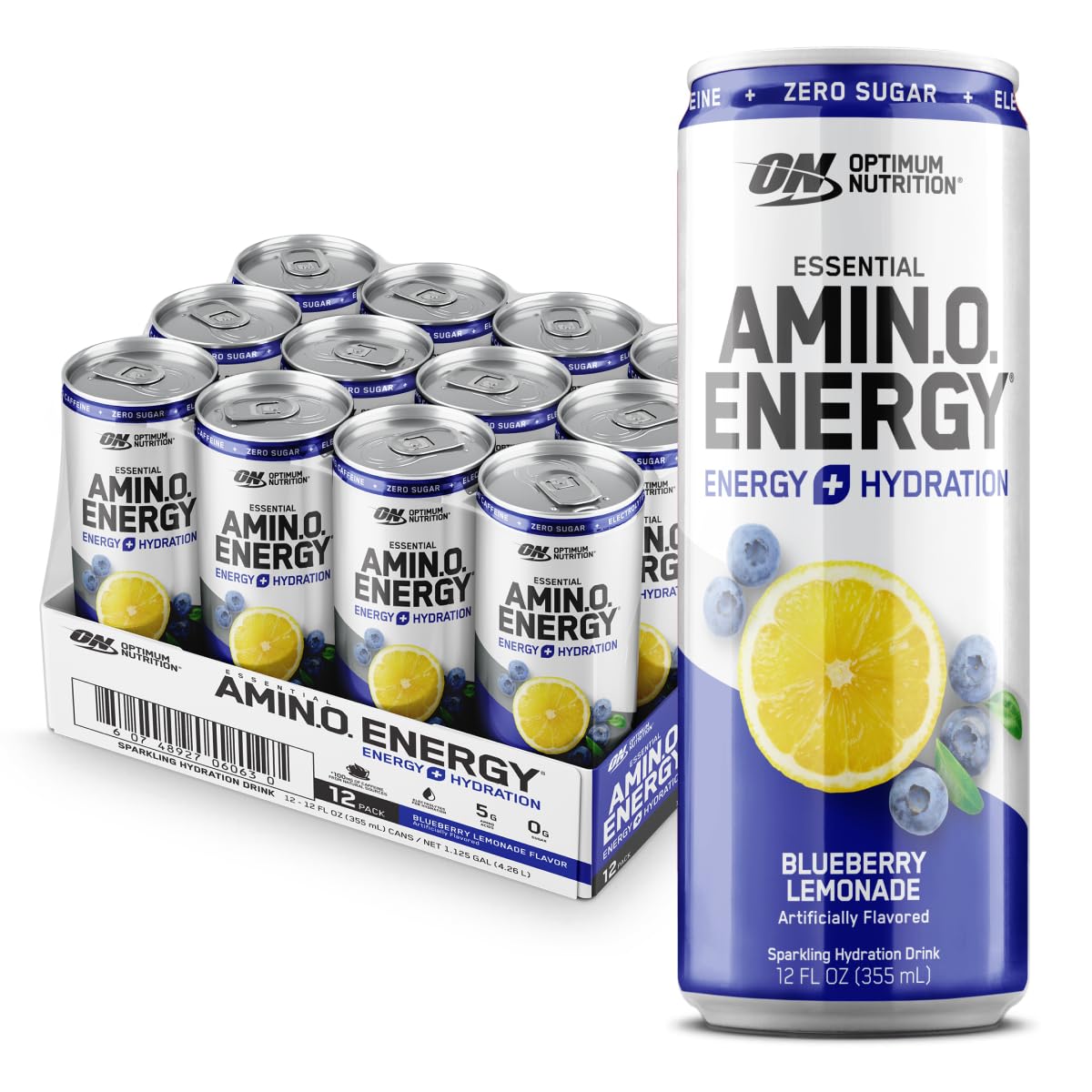 Buy Optimum tion Amino Energy Sparkling Hydration Drink, Electrolytes