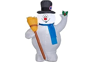 Deck Your Yard with Holiday Cheer: 3.5' Airblown Inflatable Frosty