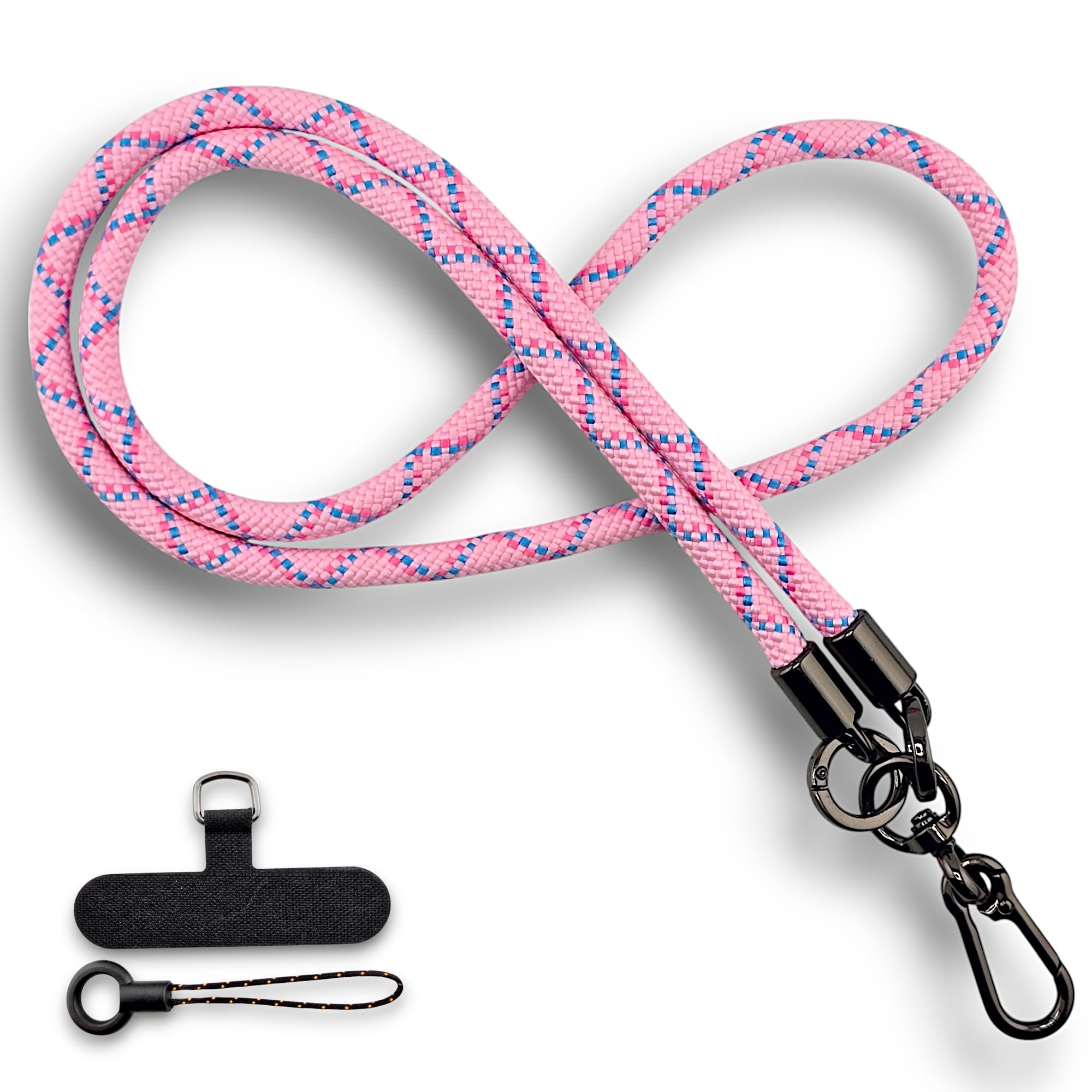 Ratask Unisex Pink Strong Neck Lanyard Strap, Camera Lanyard, Id Card Holder, Badge Holder, Mobile Lanyard, Key Strap, (Pink)