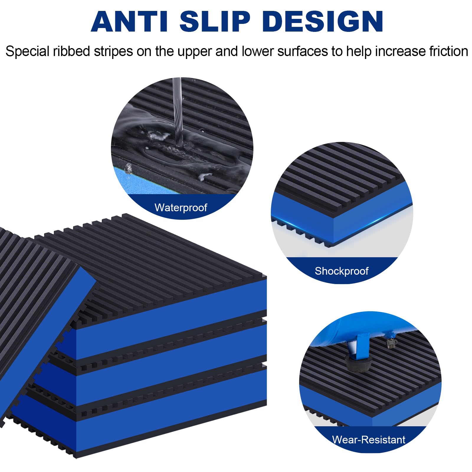 Storystore Anti Vibration Pads, 4 Pack 4" x 4" x 7/8" Heavy Duty EVA Mats — Amazon image 4