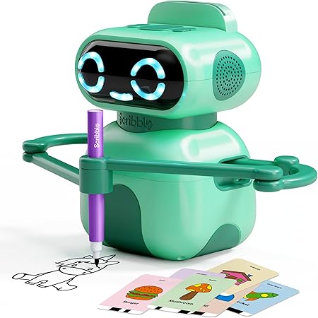 Dan&Darci Scribbly The Drawing Robot - 3 4 5 6 7 Girl - Boy - Kids Toys for - Learning