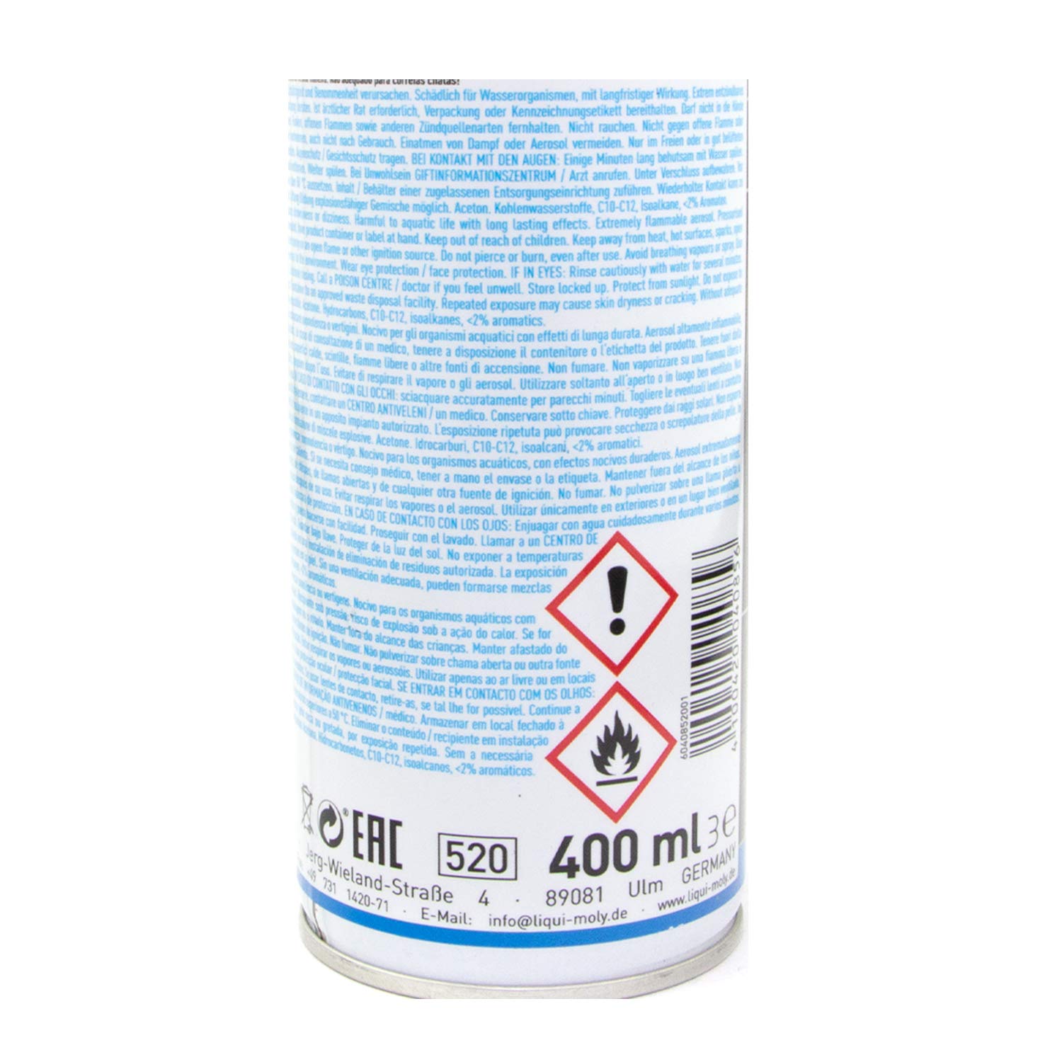 Keilriemen Antriebsriemen Zahnriemen V-Belt Spray LIQUI MOLY 4085 2x 400 ml