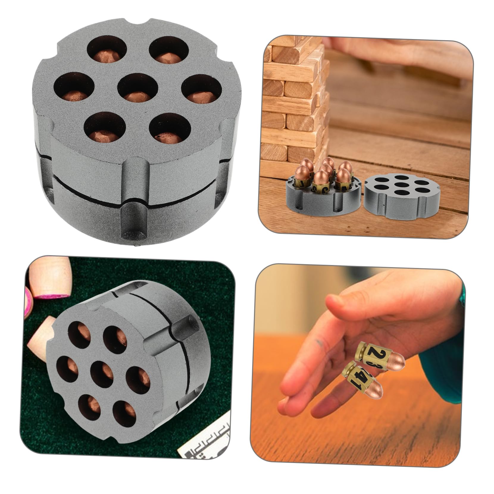 Set de Dés de Rôle en Résine avec Grands Chiffres, 1 Set