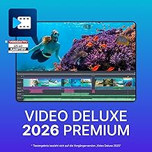 MAGIX Video deluxe Premium 2026 - Videobearbeitung für alle | Videobearbeitungsprogramm | Videoschnittprogramm | für Windows 10/11 PC | 1 Download Lizenz für 2 Geräte