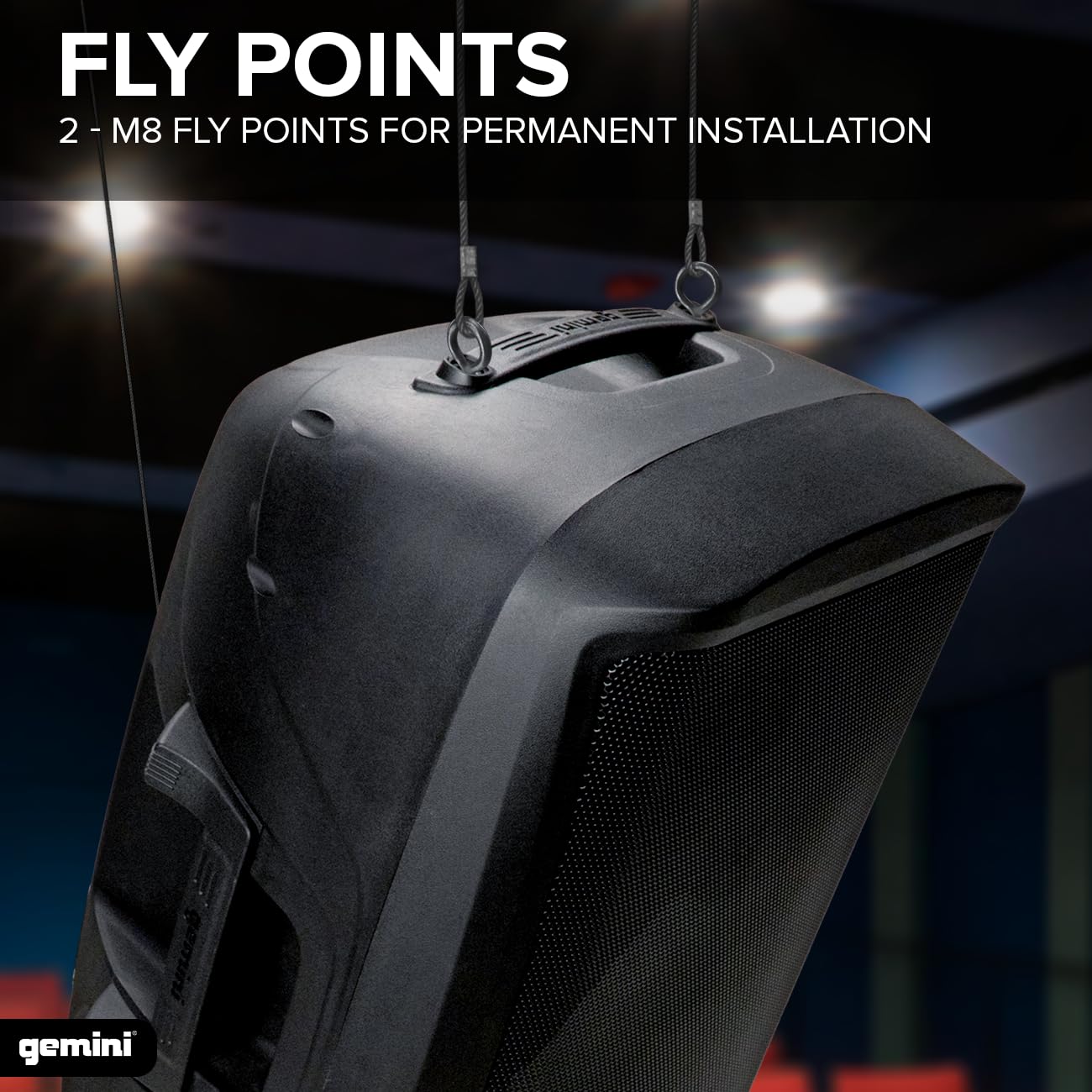 Gemini Sound As-2112Bt Active Bluetooth Pa System, 12" Inch Woofer 1500W Watts Dj Speakers, Sd, USB, Xlr Input/Output, 2 X 1/4" Inch Microphone/Rca And Aux Inputs, Tws