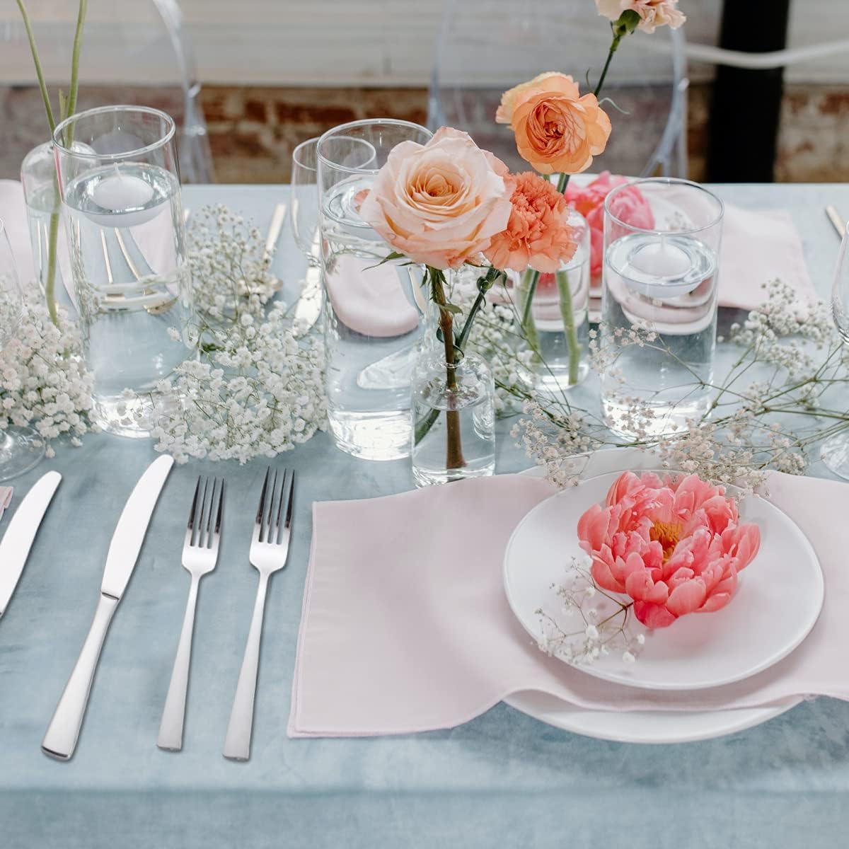Stainless Steel Dinner Forks - Set of 6 -5