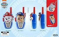 Vista 5 de eKids Walkie Talkies de juguete de la Patrulla Canina para niños, sin estática y con rango extendido para interiores y exteriores, juguetes