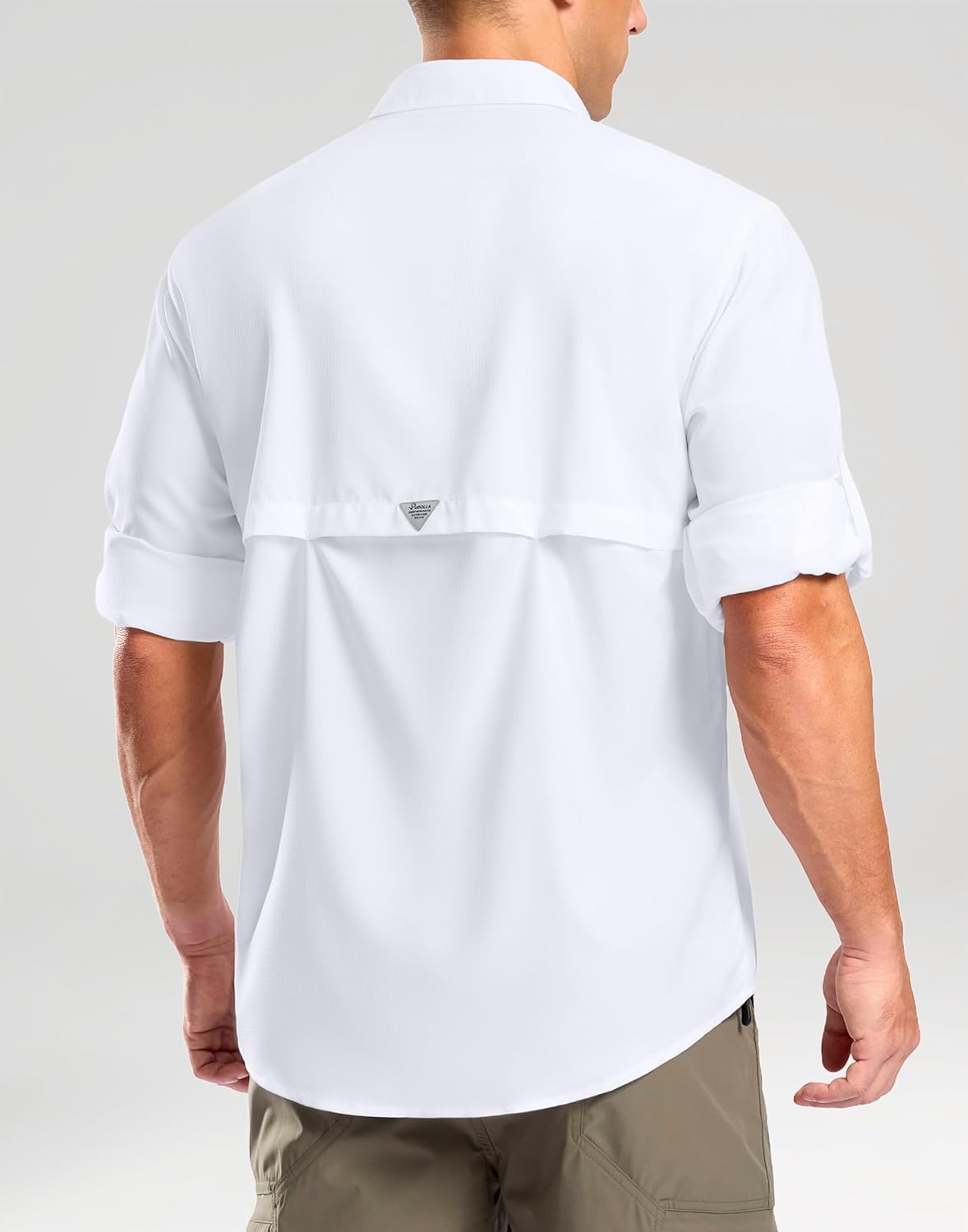 Pudolla Men's Sun Protection Fishing Shirt Lightweight Long Sleeve UPF 50+ Hiking Shirt for Men Outdoor Travel with Pockets - Image 3