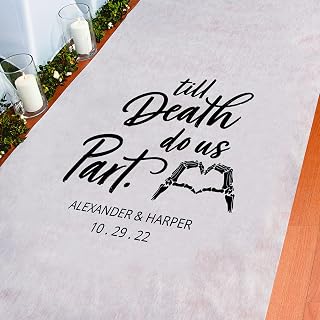 Fun Express Personalized Halloween Wedding Aisle Runner