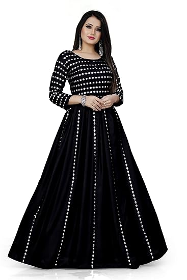 mirror work anarkalis