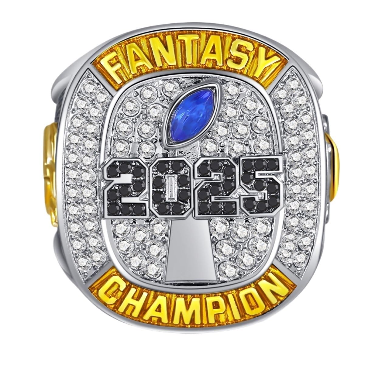 Anillos de fútbol de fantasía 2025 Objetos de colección Anillos de Campeonato (10)