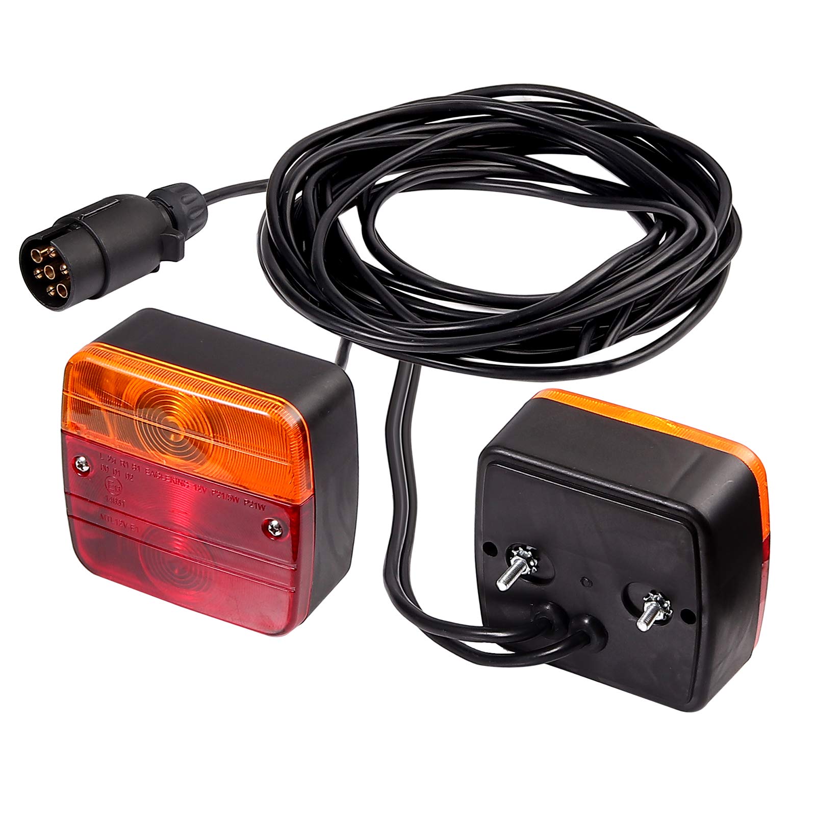 Trailer Light Set,eSynic Professional 2pcs 12v Rear Tail Light Trailer