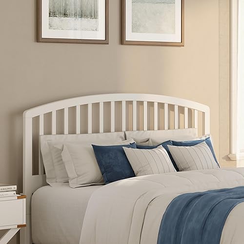 Miniatura 2 de Hillsdale Cabecera Carolina, marco de cama no incluido, matrimonialqueen, color blanco