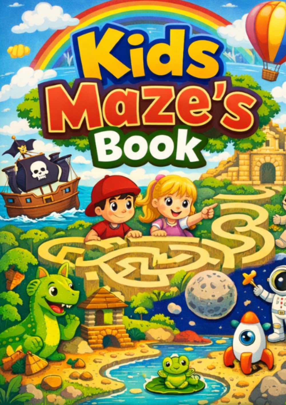Kindergarten Maze Puzzle Book