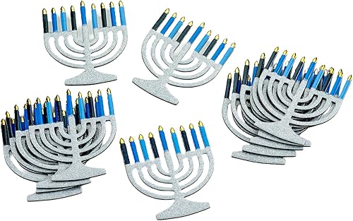 Miniatura 8 de Rite Lite Dispersores de mesa de Janucá, 20 Dreidels laminados, regalo perfecto de Hanukkah, accesorios de Hanukkah, decoraciones de Hanukkah