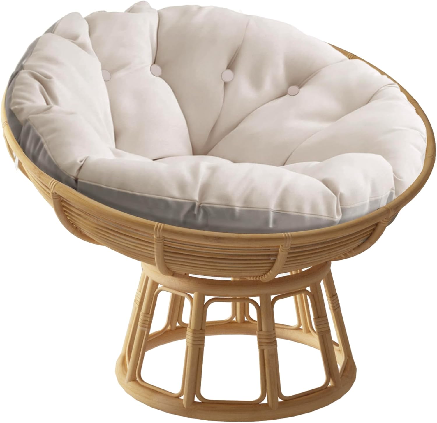 Rucener Papasan Cushion 48 Inch Waterproof Papasan Chair