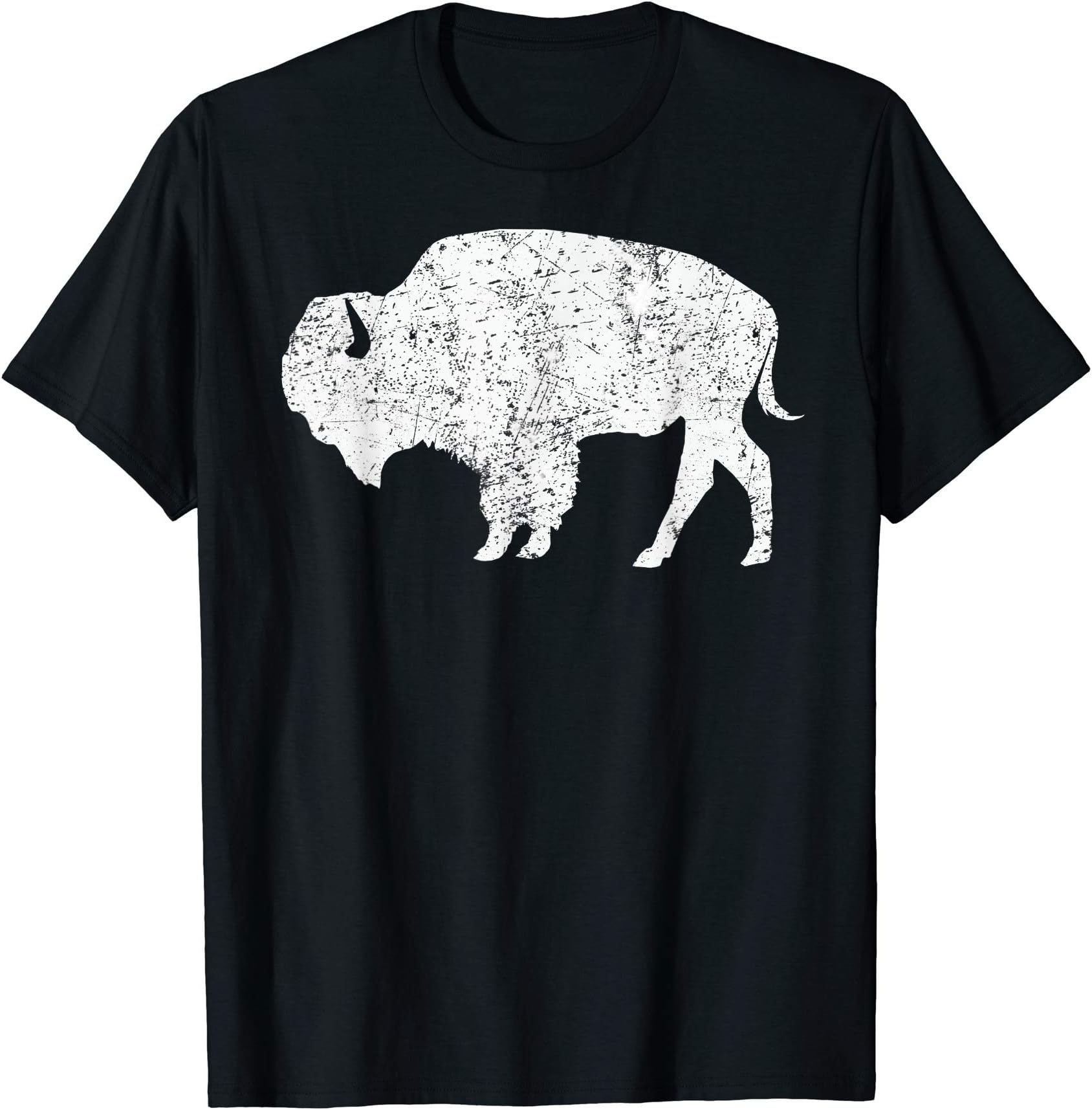 Buffalo Shirt Grunge Bison Tee I Love Buffaloes T-Shirt
