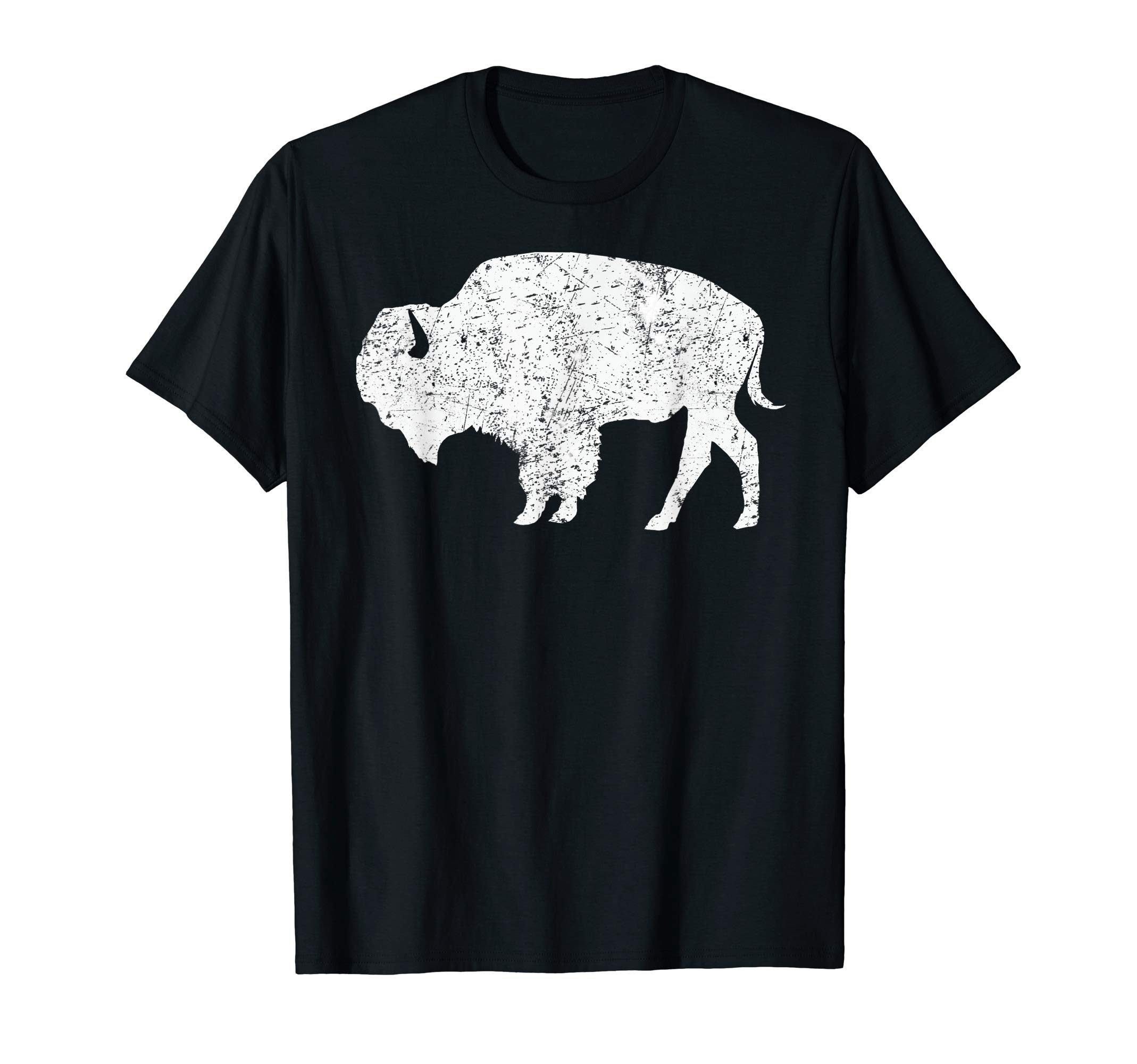 Buffalo Shirt Grunge Bison Tee I Love Buffaloes T-Shirt