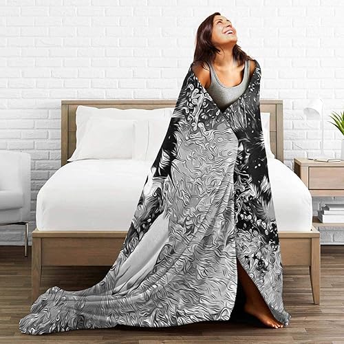 Miniatura 4 de Border Collie Running in The Water - Manta de forro polar para ropa de cama de invierno, sofá y felpa para decoración de inauguración de la casa,