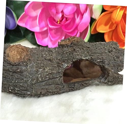 Miniatura 6 de 2 piezas de madera muerta restos reptichip juguete animales resina artesanía cerámica acuario registro decoración acuario decoración decoración de