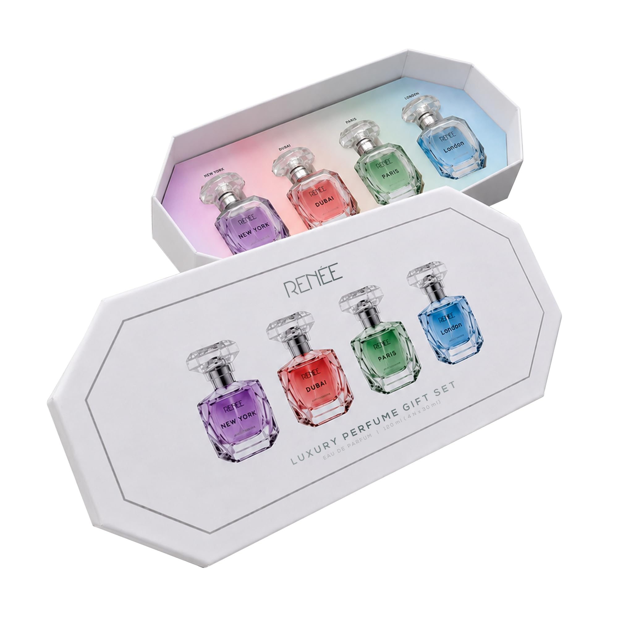 RENEE Luxury Eau De Parfum Pack of 4 | Premium & Long-Lasting Oud Perfumes For Men & Women | Perfect For Gifting, Travel Friendly | 120ml (4 x 30ml)-picture-42