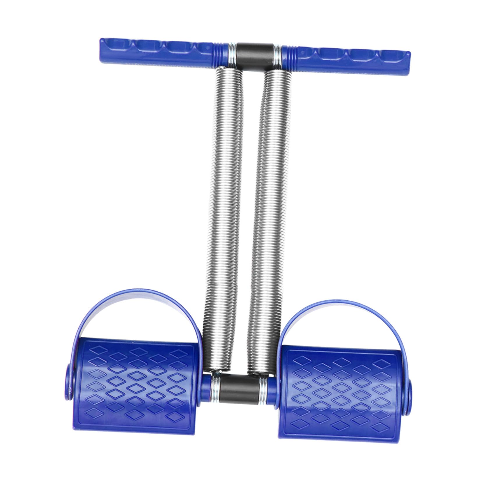 attrezzature per il fitness flettere bici macchina passo-passo estrattore esercizio ginnico pedali pedale di trazione della gamba fune di trazione in acciaio tavola elastica Blue