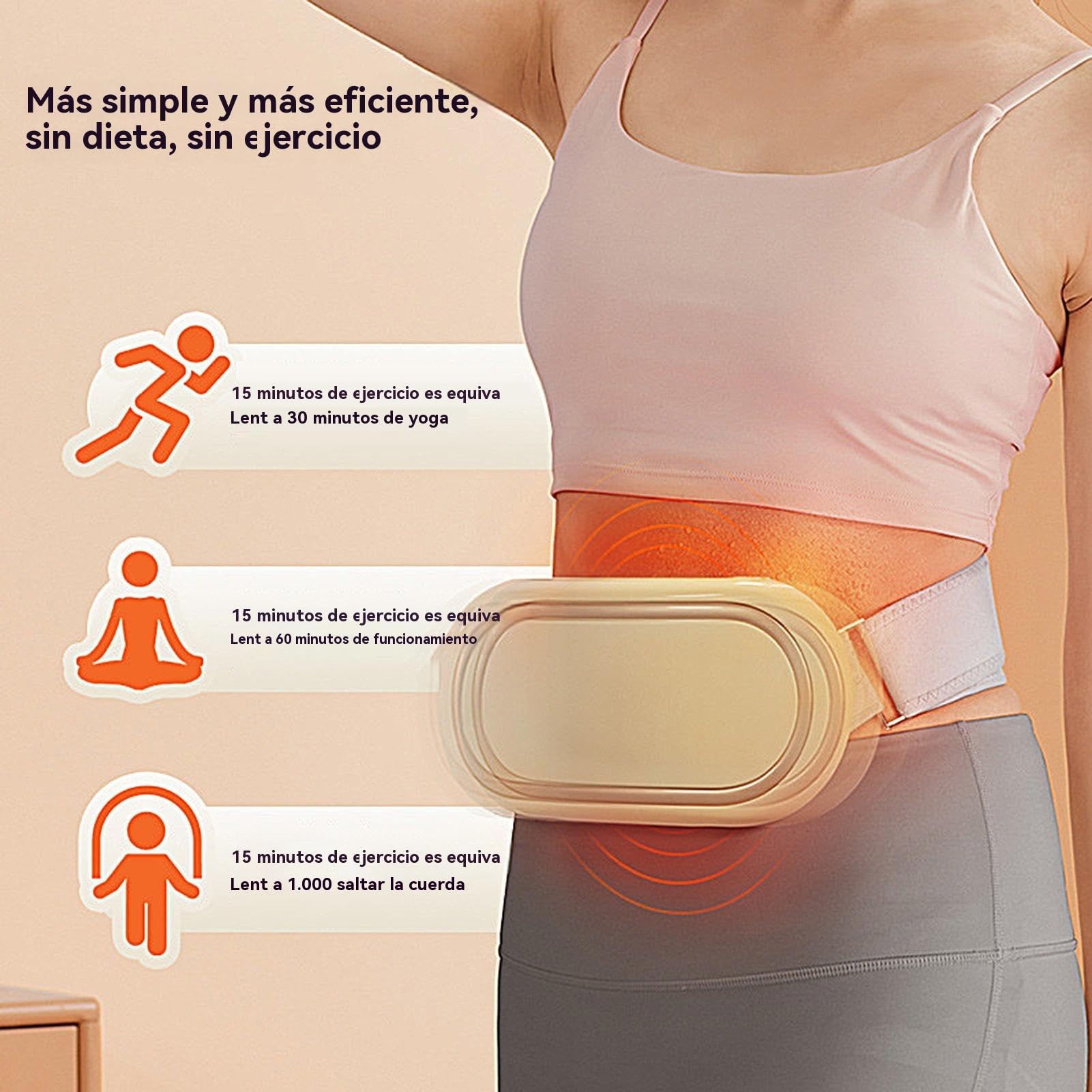 Cintura dimagrante | Dispositivo elettrico di allenamento muscolare addominale, cintura massaggiante dimagrante wireless e portatile con massaggio 3D per la formazione della carrozzeria