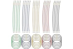 50 PCS 5.9" Steel Wire Keychain: Secure Your Essentials with Durability and Style