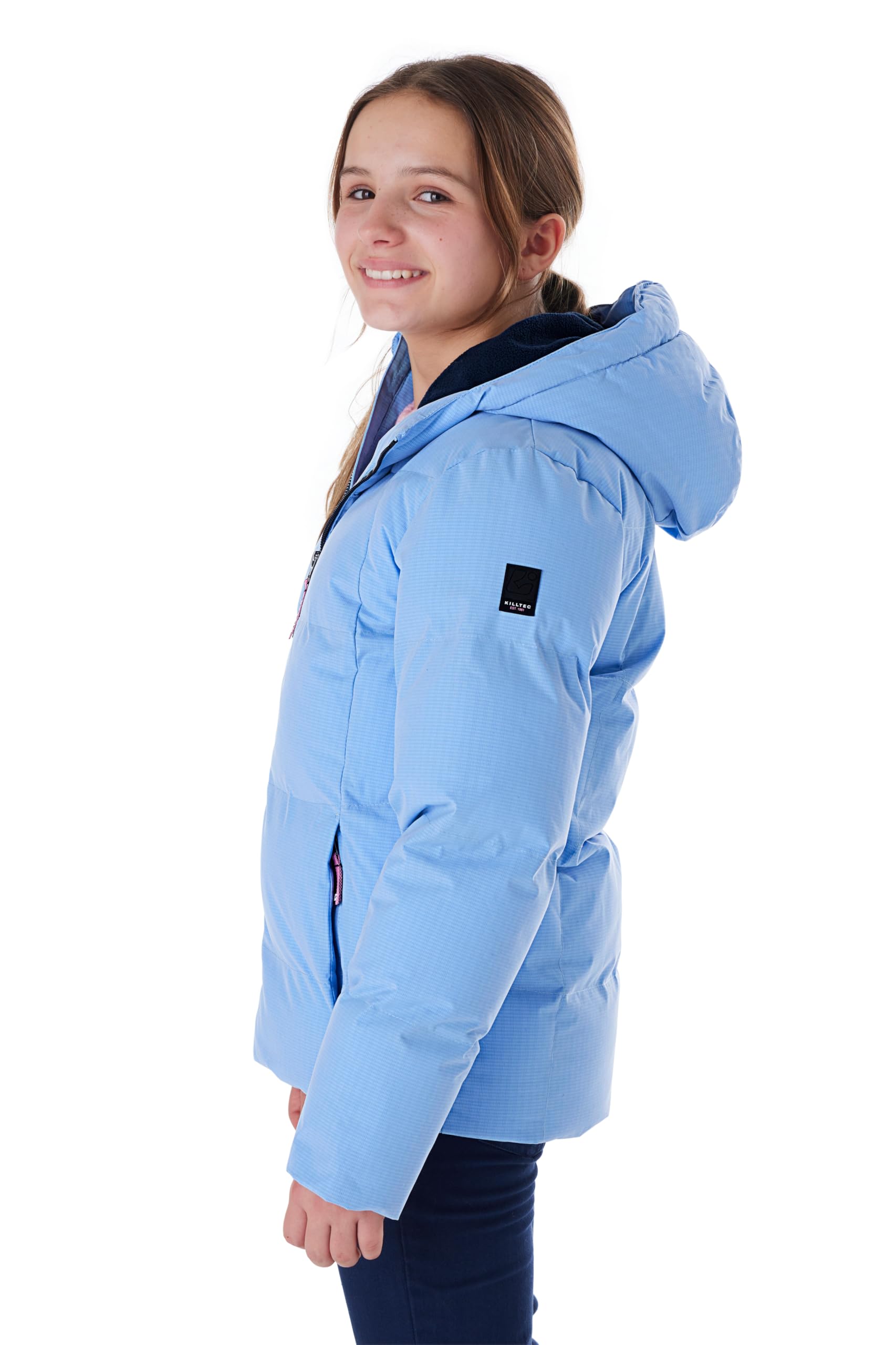 Killtec Kow 357 Grls Qltd Jckt Veste matelassée/veste d'hiver avec capuche Fille